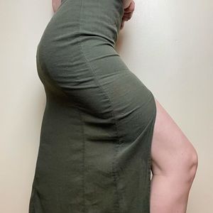 American Eagle Double-Slit Maxi Skirt || US Women's 2